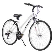 XDS Womens Cross 200 21-Speed Step-Through Hybrid Bicycle, 44 cm, White