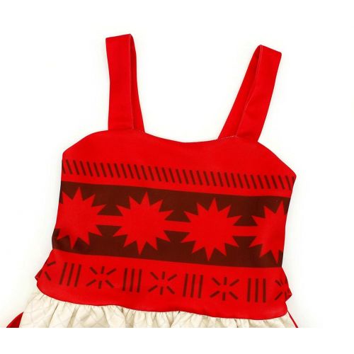 AmzBarley Moana Dress for Girls Fancy Party Cosplay Dress up Outfits Costumes Age 1-12 Years