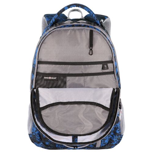  Swiss Gear 18 Multipurpose Backpack (One Size, Blue/Silver/Grey)