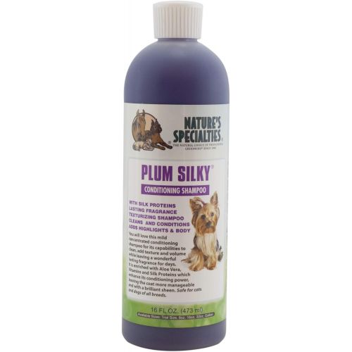  Natures Specialties Mfg Natures Specialties Plum Silky Pet Shampoo, 32-Ounce