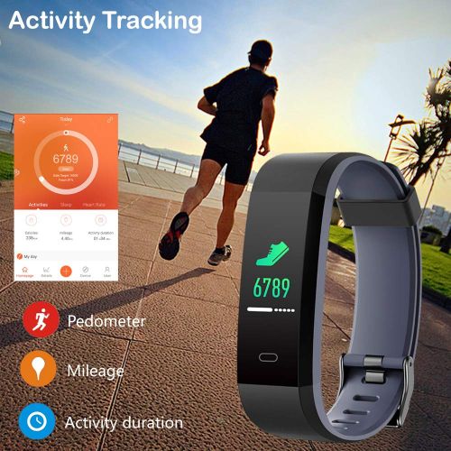  Willful Fitness Tracker with Heart Rate Monitor, Activity Tracker Pedometer with Step Counter Sleep Monitor 14 Sports Tracking,Color Screen IP68 Waterproof,Fitness Watch for Women