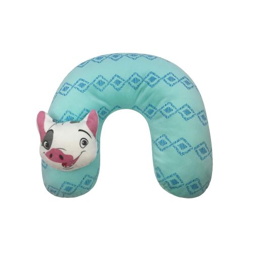  Jay Franco Disney Moana 3 Piece Plush Kids Travel Set with Neck Pillow, Blanket & Eye Mask (Official Disney Product)