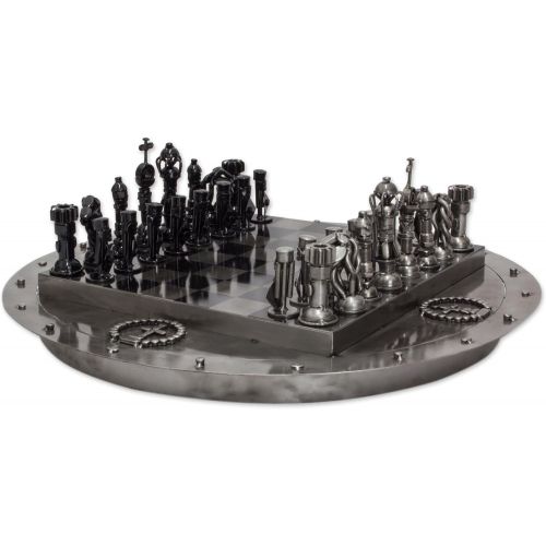  NOVICA Decorative Metal Recycling Challenge Auto Part Chess Set