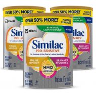 [아마존베스트]Similac Pro-Sensitive Non-GMO Infant Formula with Iron, with 2’-FL HMO, for Immune Support, Baby...