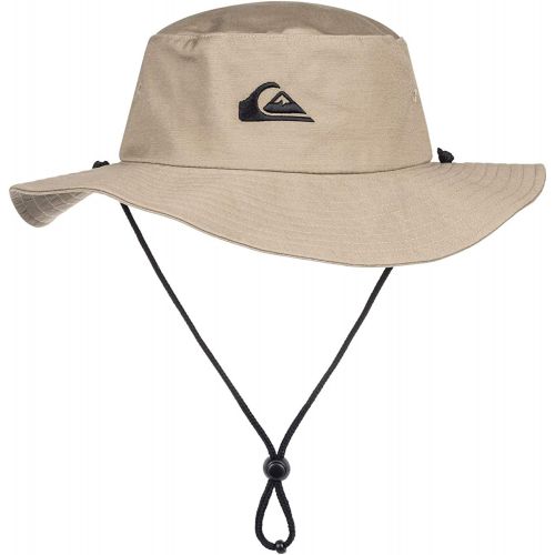 퀵실버 Quiksilver Mens Bushmaster Sun Protection Floppy Bucket Hat