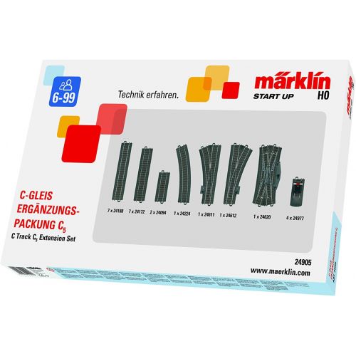  Marklin C Track C5 Extension Rail Track Set HO scale