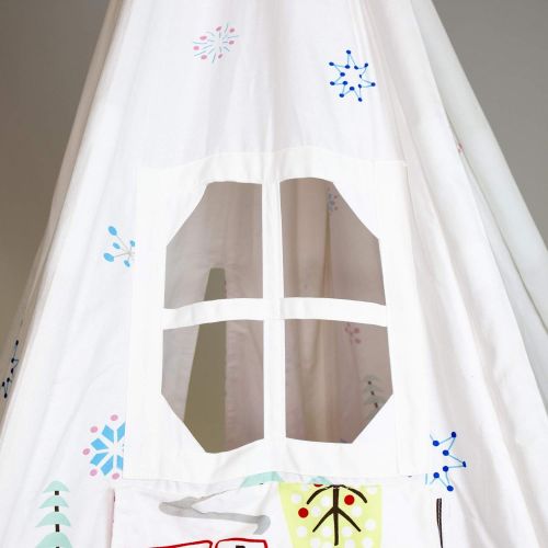  SagePole Act-003 Play Tent, Norwegian WoodPink, 59 x 51