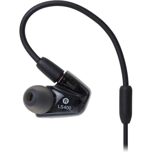 오디오테크니카 Audio-Technica ATH-LS400iS In-Ear Quad Armature Driver Headphones with In-Line Mic & Control