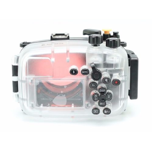  EACHSHOT Meikon 40m130ft Waterproof Underwater Camera Housing Case for A6300 Can Be Used With 16-50mm Lens with EACHSHO 67mm Red Underwater Filter