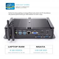 HYSTOU FMP04 Intel Core I5-4200U, Gaming Mini Pc, Mini Desktop Computer,Finless Mini Box PC,Power Interuption Recovery,Support Dual Display，OEM Windows 10 64-bit