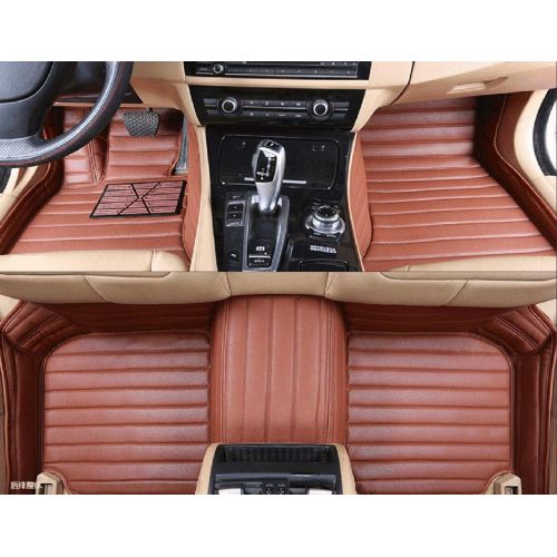  WillMaxMat Custom Car Floor Mats for Acura MDX 2011-2013 - Tailored Fit, Full Coverage, Waterproof, All Weather(Brown)