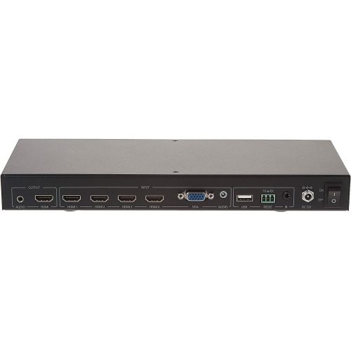  Monoprice Blackbird 4K Pro 1x2 Ultra Slim HDMI Splitter -Black | 4K @ 60Hz, HDCP 2.2 Compliant, HDR, And EDI Detection