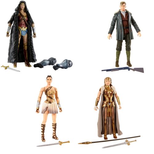  Multiple DC Multiverse Action Figures by Mattel. Iconic Set of 4 DC Multiverse Wonder Woman Action Figures for the True Fan.