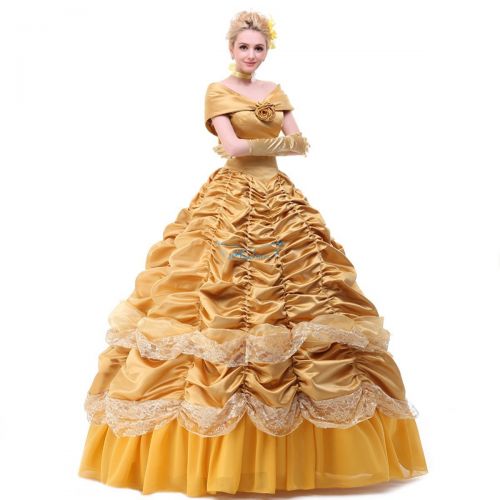  Angelaicos Womens Layered Prom Dresses Palace Queen Costume Cloak Petticoat