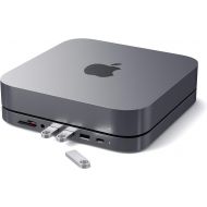 [아마존 핫딜] Satechi Type-C Aluminum Stand & Hub - USB-C Data Port, Micro/SD Card Readers, USB 3.0 & Headphone Jack Port - Compatible with Mac Mini (2018 & Later)