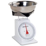 Detecto T50B Top Loading Fixed Dial Scale, 50 lb. Capacity, Stainless Steel Bowl
