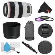 Canon(6AVE) Canon EF 70-300mm f/4-5.6L is USM Lens Bundle w/ 64GB Memory Card + Accessories UV Filter (International Model)