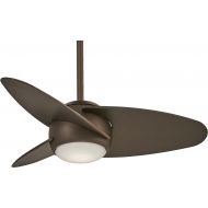 Minka-Aire F410L-WH, Slant 36 LED Ceiling Fan, White Finish