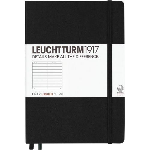  [아마존 핫딜] [아마존핫딜]LEUCHTTURM1917 300612 Notizbuch Medium (A5), Hardcover, liniert, schwarz
