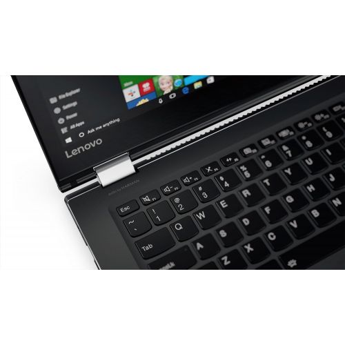 레노버 Lenovo Flex 4 80SA0003US 2-in-1 LaptopTablet 14.0 inches Full HD Touchscreen Display (Intel Core i5, 8 GB RAM, 1TB HDD, Windows 10 Home), Black