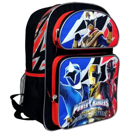  Accessory Innovations Sabans Power Rangers 16 inch Backpack with Side Mesh Pockets