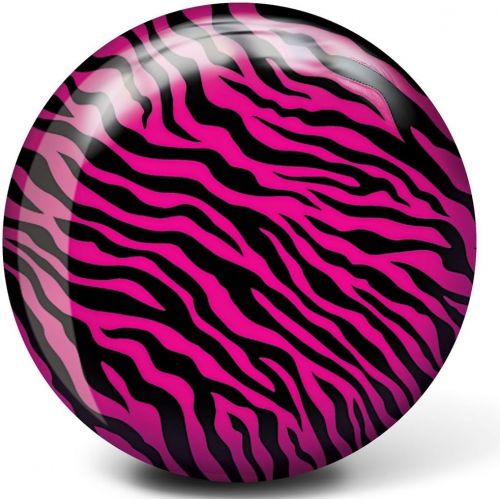 브런스윅 Brunswick Bowling Products Brunswick Pink Zebra Glow Viz-A-Ball Bowling Ball (6lbs)