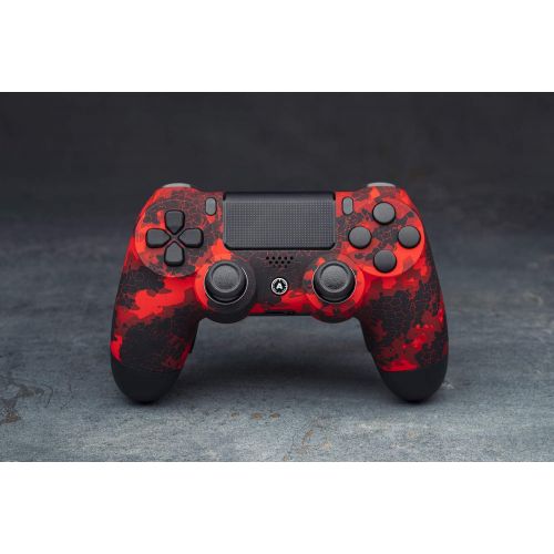  AimControllers PS4 Slim DualShock 4 PlayStation 4 Wireless Controller - Custom AimController Joker White with Paddles. Left X, Right O