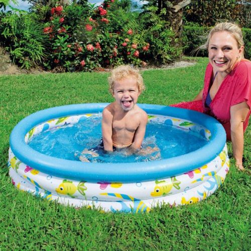 Treslin Baby Inflatable Pool ，Children s Toys Paddling Pool ，Sand Pool ，Ocean Ball Pool ，@Blue