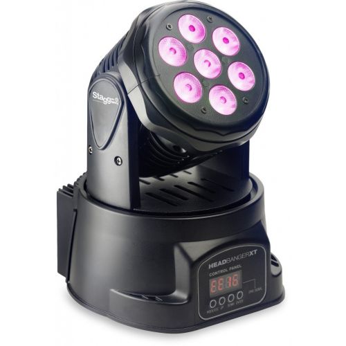  Stagg S LI MHW HBXT Headbanger XT LED Lighting with Five Different Operating Modes - Black