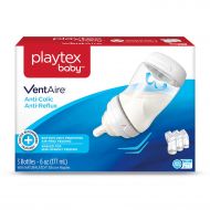 [아마존베스트]Playtex Baby VentAire Bottle, Helps Prevent Colic and Reflux, 6 Ounce Bottles, 3 Count
