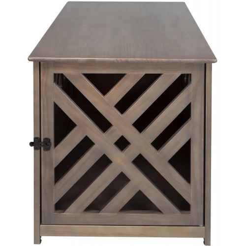  Hot Sale! Dog Pet Crate Wooden End Table Medium Puppy Bed Cage Kennel