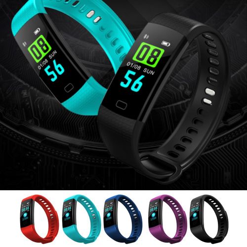  Hinmay Herzfrequenzmesser, Y52,4cm OLED HD Display Smart Watch Sleep Monitor Sports Fitness Aktivitat Herzfrequenz Tracker Blood Druck Uhr fuer Android & iOS Smartphone