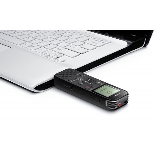  AGPTEK Sony Voice Recorder ICD-PX Series with Built-in Mic and USB, microSD Card Slot Up to 32 GB to Expand Memory, Adjustable Microphone Range, Includes A NeeGo Lavalier Lapel Mic