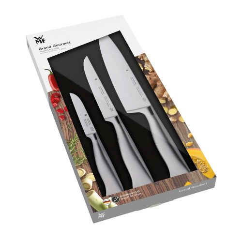 더블유엠에프 WMF Grand Gourmet Koch-/ Kuechen-/ Zubereitungs-/ Gemuese Messerset, 3 Messer, geschmiedet, Performance Cut