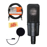 Audio Technica Audio-Technica AT4040 Cardioid Condenser Microphone Bundle with Pop Filter, XLR Cable, and Austin Bazaar Polishing Cloth