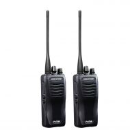 Kenwood ProTalk TK-3400U4P Compact UHF FM Portable 2-Way Radio (Pack of 2), 4 Total Channels, 2.0 Watt Output Power, 250000 Sq. Ft.  20 Floor  6 Mile Range, 90 UHF Business Frequ