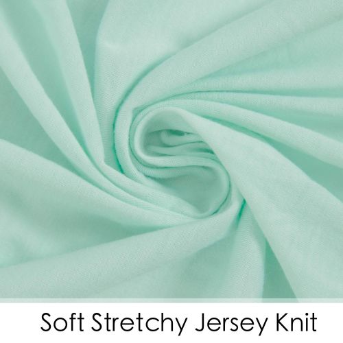  [아마존베스트]TILLYOU Jersey Knit Soft Bassinet Sheets Set, 33x16x4 Flexible for Different Cradle and Bassinet...