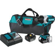 Makita XWT07Z LXT Lithium-Ion Brushless Cordless High Torque Square Drive Impact Wrench, 18V34