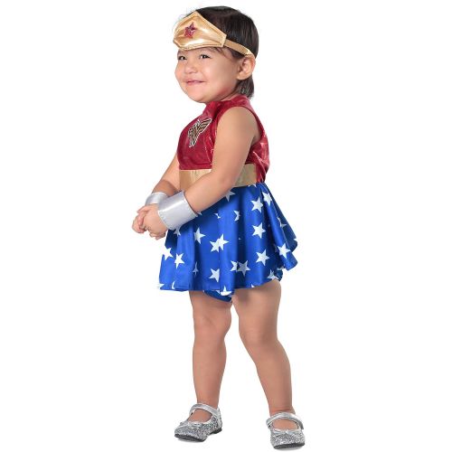  Princess Paradise Baby Girls Wonder Woman Costume Dress and Diaper Cover Set