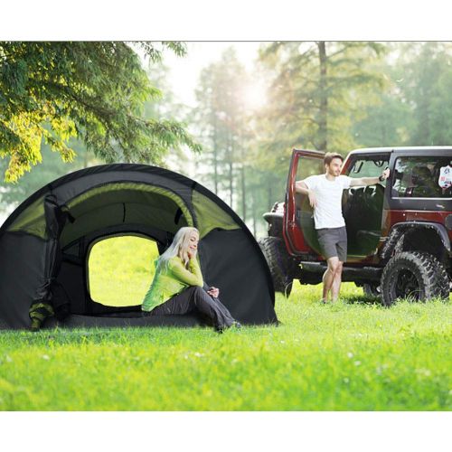  Odoland Overwhelming 2019 New 3-4 Person Automatic Pop up Camping Tent Waterproof Lightweight Dome Tent Mesh Doors and Windows for Camping Hiking Backpack Beach
