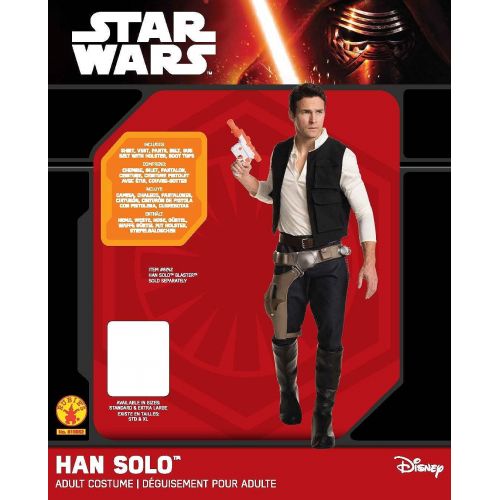 스타워즈 Star+Wars Rubies Mens Classic Star Wars Grand Heritage Han Solo Costume