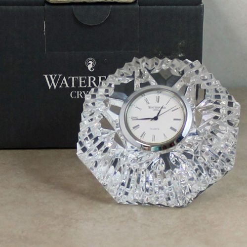  Waterford Crystal Classic Lismore Diamond Clock