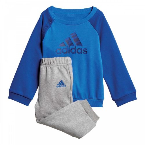 아디다스 Adidas adidas Kids Infants Boys Jogger Set Lifestyle Logo Fleece Running School DJ1572