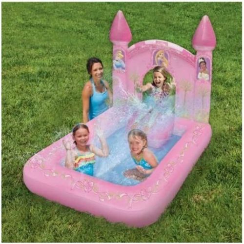 스윔웨이즈 Disney Princess Enchanted Magical Castle Inflatable Pool by SwimWays
