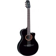 Yamaha NTX700BL Acoustic Electric Classical Guitar, Black