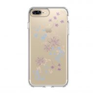 Speck Products Presidio Clear + Print Cell Case for iPhone 7 Plus -ChalkyFloral PurpleClear