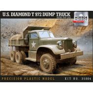 MRM35804 1:35 Mirror Models US Diamond T 972 Dump Truck Hard Top Cab [MODEL BUILDING KIT]