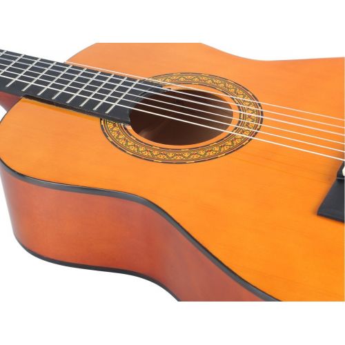  ADM Classical Guitar 12 Size 34 inch Nylon String Student Starter Classical Guitar for Beginner Toddler, Sunset