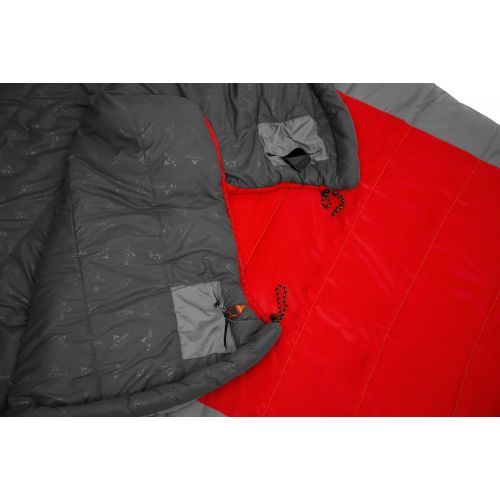  TETON Sports Tracker Ultralight Double Sleeping Bag; Lightweight Backpacking Sleeping Bag for Hiking and Camping Outdoors; Compression Sack Included; Never Roll Your Sleeping Bag A