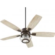 Quorum 3525-65 Galveston 52 5-Blade Indoor Ceiling Fan in Satin Nickel